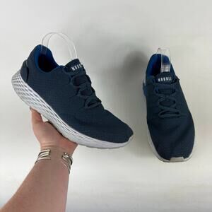 Nobull Allday Ripstop Athletic Sneakers Mens 9.5 Navy Blue Lace-Up Low Top